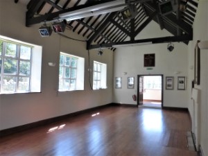 Internal picture of the Village Hall 